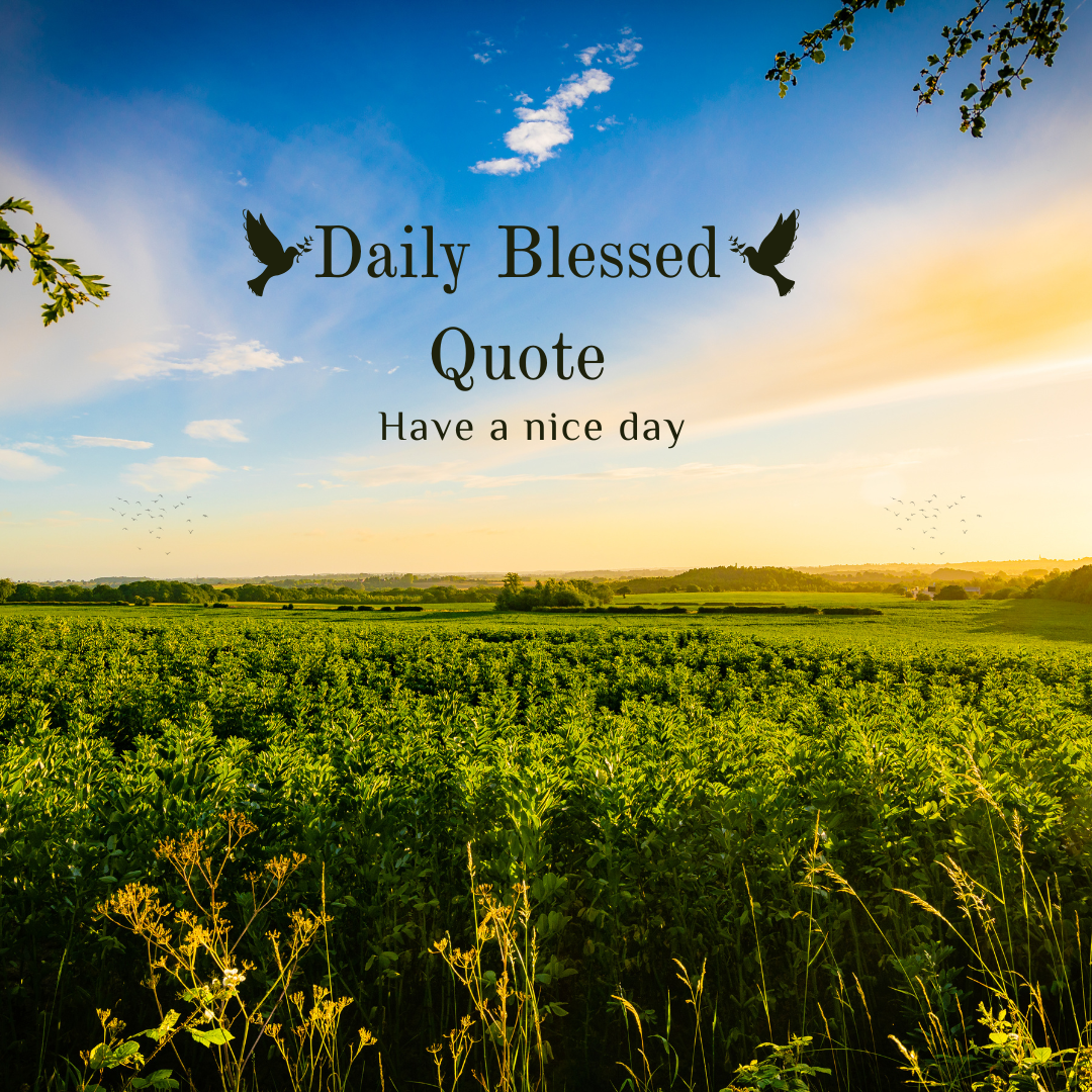 Daily Blessed Quote